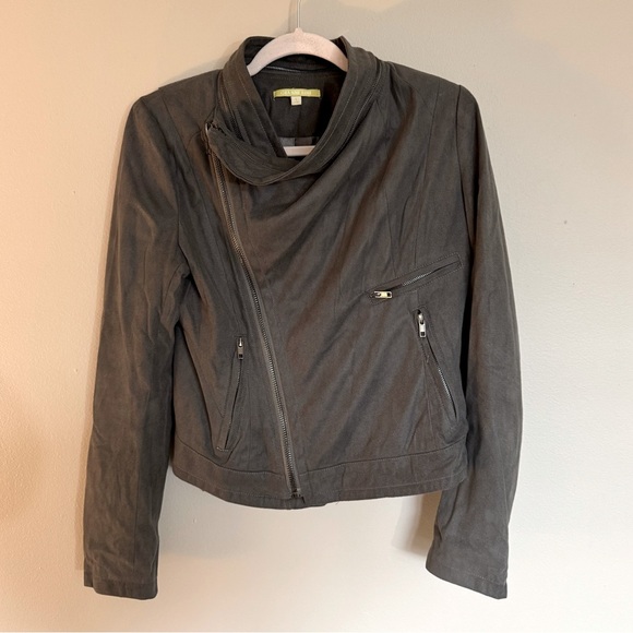 Gianni Bini Polyester Zip Up Bomber Jacket size Large - Picture 1 of 6